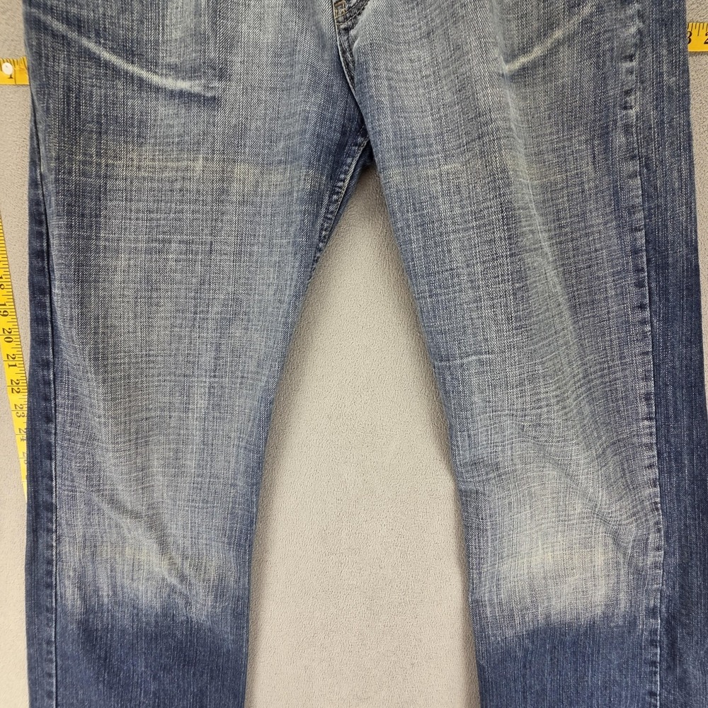 Diesel Jeans Mens Blue Kulter Regular Straight Button Fly Italy 00727 Fits 32x32 - Picture 11 of 16